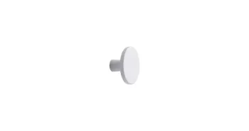 Furnipart Fogantyú  PLATO gomb, alu, fehér 1.Kép
