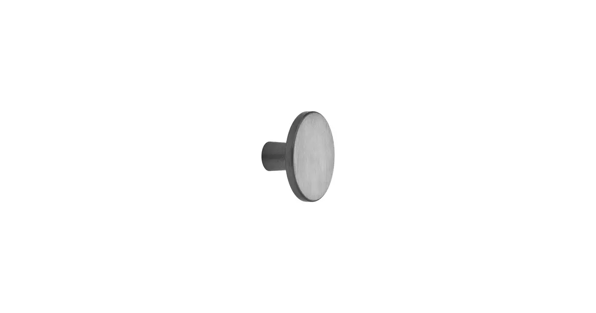 Furnipart Fogantyú  PLATO gomb, alu, csiszolt antracit