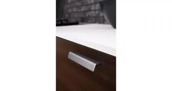 Furnipart Fogantyú  FRINGE  160mm, alu csiszolt antracit 2.Kép