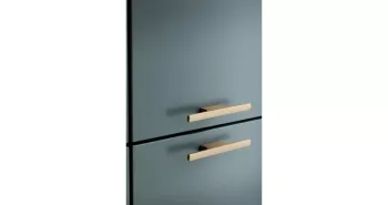 Furnipart Fogantyú  TAU   32mm, alu csiszolt sárgaréz 2.Kép