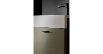 Furnipart Fogantyú  TAU   32mm, alu csiszolt matt fekete 2.Kép