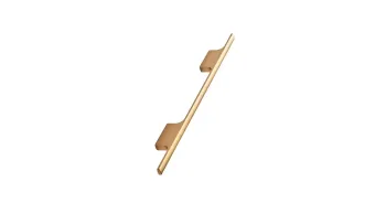 Furnipart Fogantyú  TAU  160mm, alu csiszolt sárgaréz 1.Kép