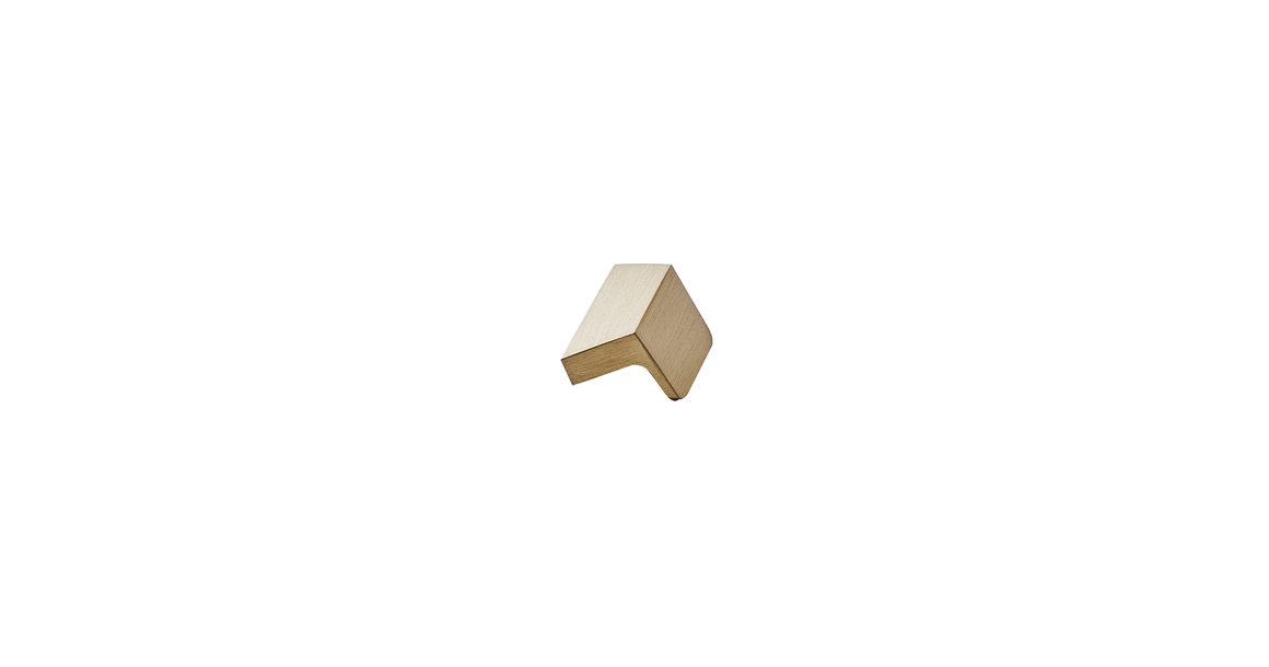 Furnipart Fogantyú  ENVELOPE   32mm, alu csiszolt sárgaréz