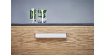 Furnipart Fogantyú  ENVELOPE  160mm, alu szálcsiszolt 3.Kép