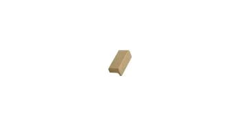 Furnipart Fogantyú  ELAN   32mm, alu csiszolt sárgaréz 1.Kép