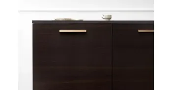 Furnipart Fogantyú  ELAN  160mm, alu siszolt sárgaréz 3.Kép