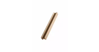 Furnipart Fogantyú  TRACK  160/544mm, al csiszolt sárgaréz 1.Kép