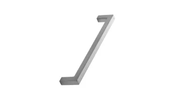 Furnipart Fogantyú  SQEARE 10  192mm, fé szálcsiszolt 1.Kép