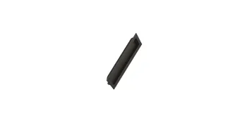 Furnipart Fogantyú  INN süllyesztett 192mm, fém, fekete matt 1.Kép
