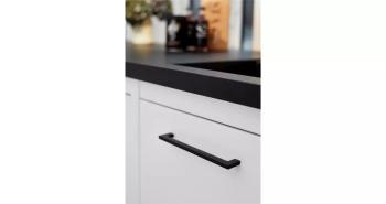 Furnipart Fogantyú  FLAT  128mm, fém fekete matt 2.Kép