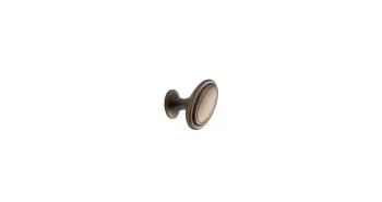 Furnipart Fogantyú  OVAL gomb, fém antikarany 1.Kép