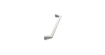 Furnipart Fogantyú  PYRAMID  160mm, fém szálcsiszolt 1.Kép