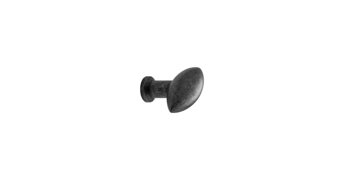 Furnipart Fogantyú  ZEPPELIN gomb, fém antik szürke