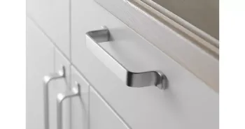 Furnipart Fogantyú  RIO  128mm, fém szálcsiszolt 2.Kép