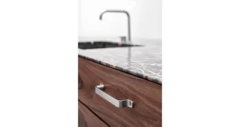 Furnipart Fogantyú  RIO  128mm, fém szálcsiszolt 3.Kép