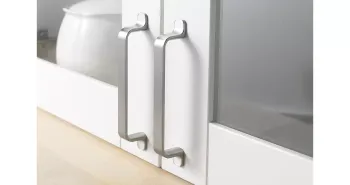Furnipart Fogantyú  RIO  128mm, fém szálcsiszolt 4.Kép