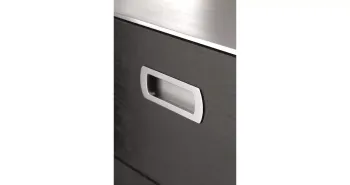Furnipart Fogantyú  LUX süllyesztett 128mm, fém, szálcsiszolt 2.Kép