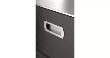 Furnipart Fogantyú  LUX süllyesztett 192mm, fém, szálcsiszolt 3.Kép