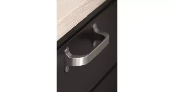 Furnipart Fogantyú  LOCKER  128mm, fém szálcsiszolt 2.Kép