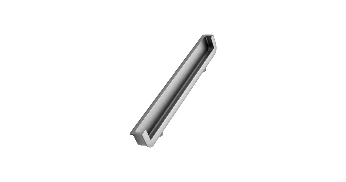 Furnipart Fogantyú  POCKET süllyesztett 128mm, fém, szálcsiszolt