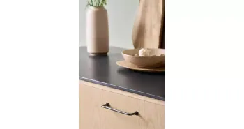 Furnipart Fogantyú  LOUNGE  128mm, fém fekete metál 2.Kép