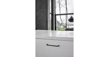 Furnipart Fogantyú  JUNCTION  160mm, fém matt fekete 2.Kép