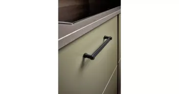 Furnipart Fogantyú  PILLAR  160mm, fém fekete matt 2.Kép