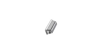 Furnipart Fogantyú  EQUESTER CUP   64mm fém, fényes nikkel 1.Kép