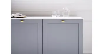 Furnipart Fogantyú  MANOR T gomb, fém arany 3.Kép