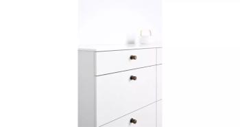 Furnipart Fogantyú  MANOR Round gomb, fé antik sárgaréz 2.Kép