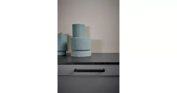 Furnipart Fogantyú  RATTAN  160mm, fém fekete matt 4.Kép