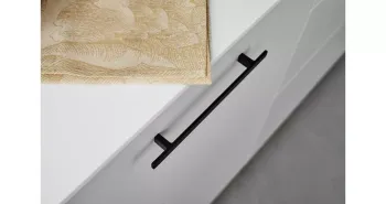 Furnipart Fogantyú  TRANSIT  160mm, fém fekete matt 2.Kép