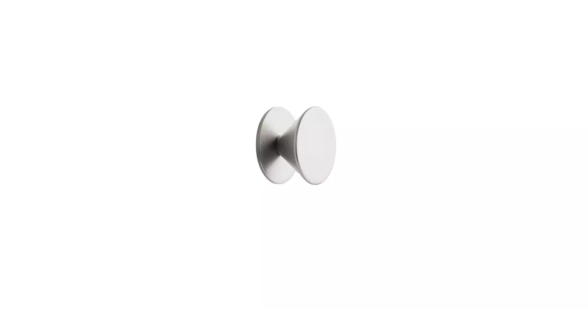 Furnipart Fogantyú  ORBIT gomb, fém, szá szálcsiszolt