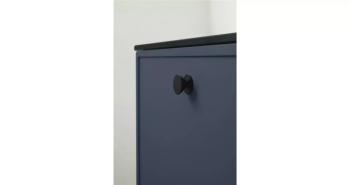 Furnipart Fogantyú  ORBIT gomb, fém, fek fekete matt 2.Kép