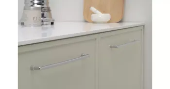 Furnipart Fogantyú  EQUESTER  320mm, fém fényes nikkel 2.Kép