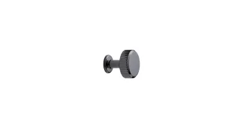 Furnipart Fogantyú  VILLA ROUND gomb, fé fekete nikkel 1.Kép