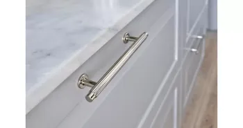 Furnipart Fogantyú  VILLA  128mm, fém fényes nikkel 2.Kép