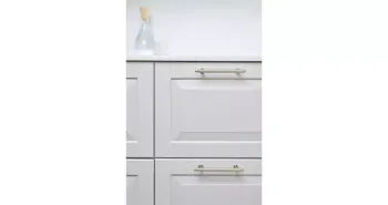 Furnipart Fogantyú  VILLA  128mm, fém fényes nikkel 4.Kép