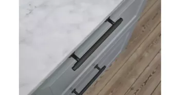 Furnipart Fogantyú  VILLA  128mm, fém fekete nikkel 3.Kép