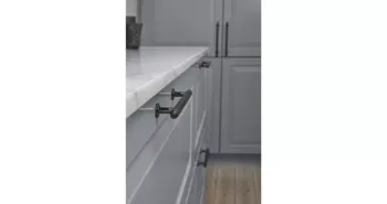 Furnipart Fogantyú  VILLA  128mm, fém fekete nikkel 4.Kép