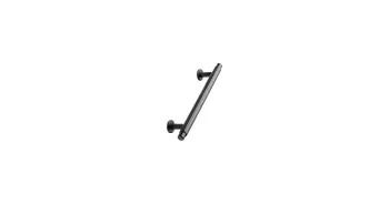 Furnipart Fogantyú  VILLA  128mm, fém fekete metál 1.Kép
