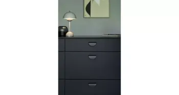 Furnipart Fogantyú  HORIZON SMALL   32mm fém, fekete matt 3.Kép