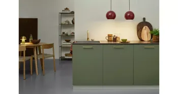 Furnipart Fogantyú  TOCCO  160mm, fém sötét szálcsiszolt arany 3.Kép
