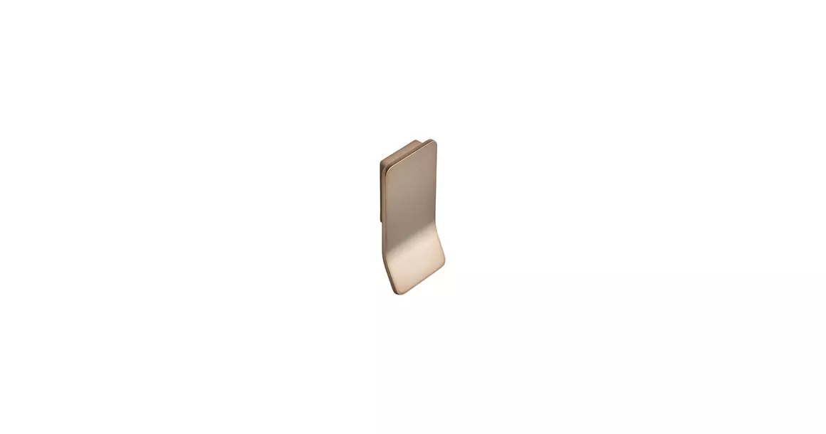 Furnipart Fogantyú  LEAF   64mm, fém csiszolt sárgaréz
