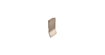 Furnipart Fogantyú  LEAF   64mm, fém csiszolt sárgaréz 1.Kép
