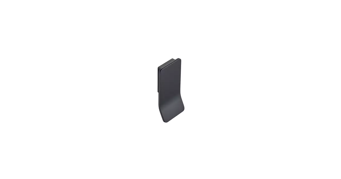 Furnipart Fogantyú  LEAF   64mm, fém fekete matt