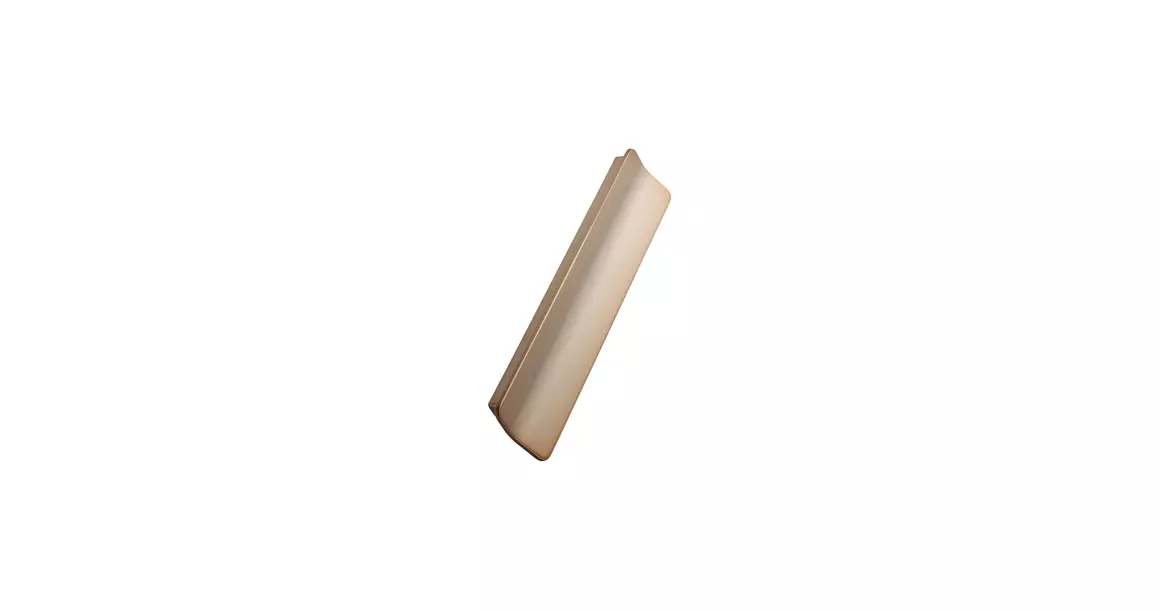 Furnipart Fogantyú  LEAF  160mm, fém csiszolt sárgaréz