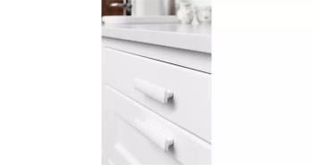Furnipart Fogantyú  VANILLA   96mm porcelán, fehér 2.Kép