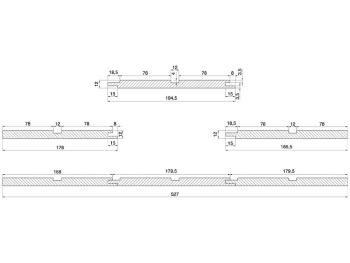 FALI PANEL ADAGIO SZÜRKE PALA 2750x195x12MM 5 DB/CSOMAG (2,5 M2) 2.Kép