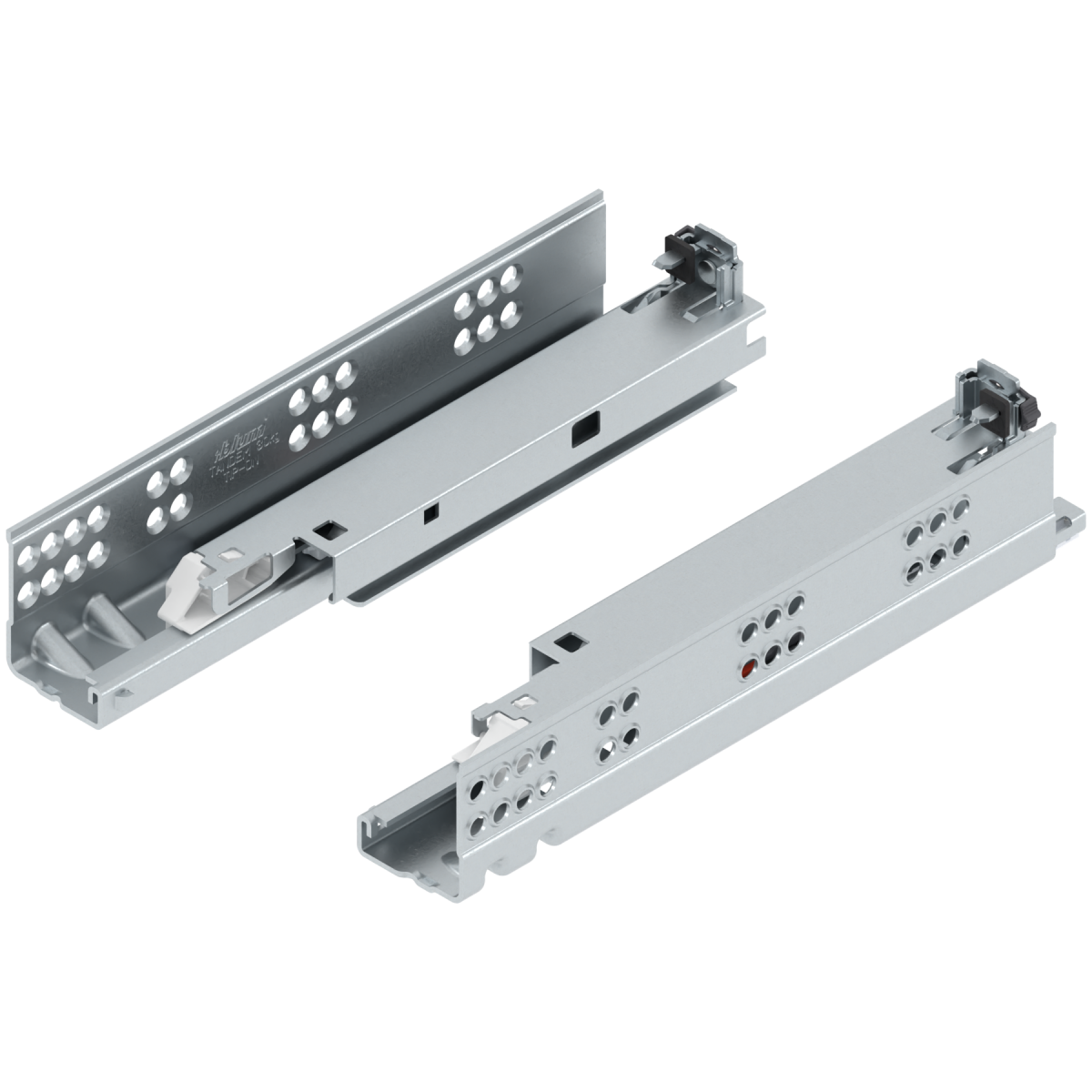 BLUM TANDEM plus TIP-ON Teljes kihúzás, Vezetősín, 30 kg, NH=250 mm, bal/jobb, Lapvast: 11–16 mm, kuplunggal szerelendő